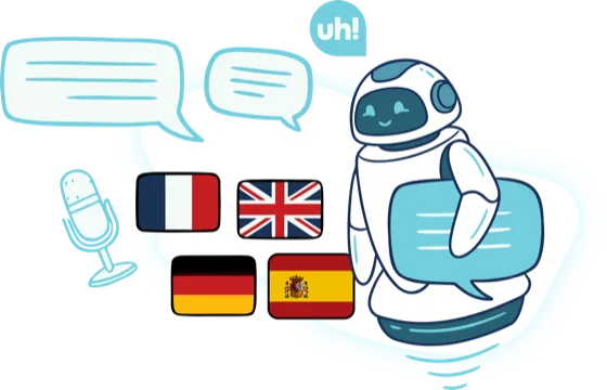 Ilustración: voicebot multilingüe